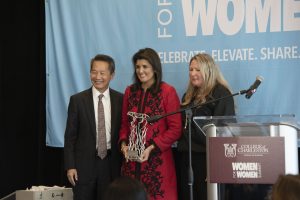 Nikki Haley at the Women for Women Summit presented by the College of Charleston School of Business